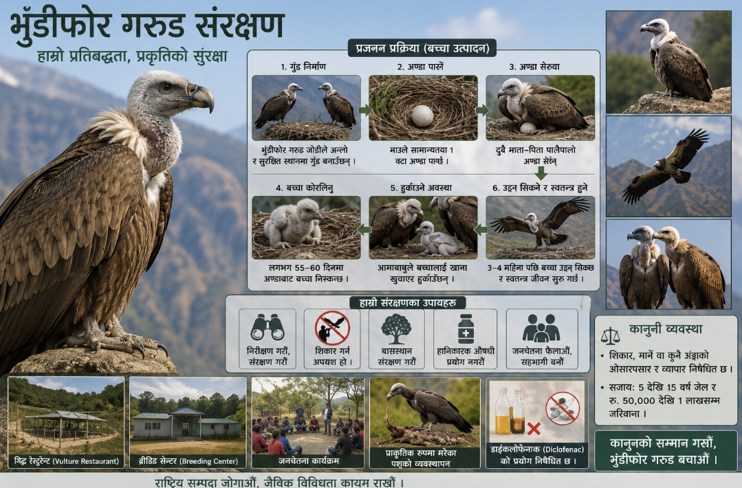 भुँडीफोर गरुड संरक्षण : कानुनी दायित्व र साझा जिम्मेवारी