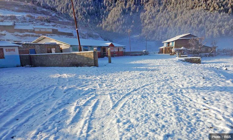 आज यी चार प्रदेशमा वर्षासहित हिमपातको सम्भावना